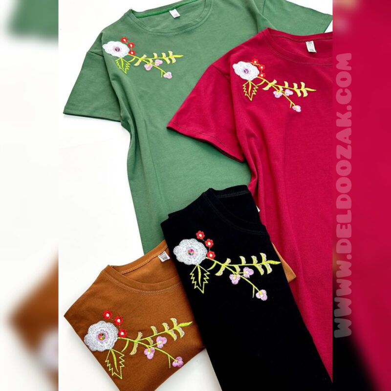 تیشرت دخترانه پینترستی | فروشگاه آنلاین دلدوزک