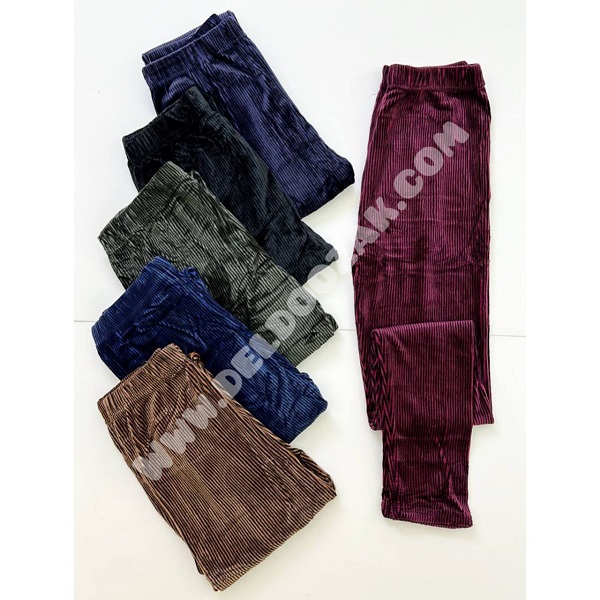 شلوار مخمل خانگی زنانه | فروشگاه آنلاین دلدوزک