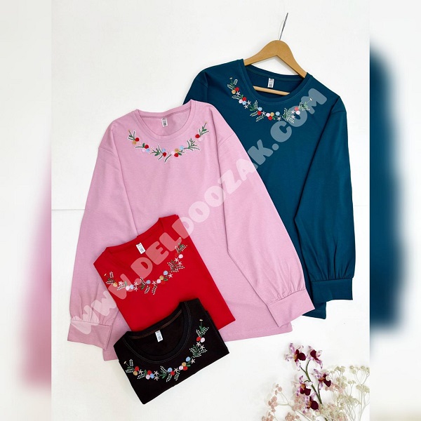 مدل بلوز مجلسی ساده و شیک | فروشگاه آنلاین دلدوزک